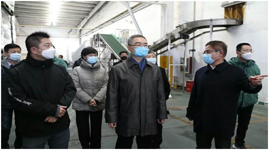 王清憲到臺資企業青島頂津食品有限公司走訪調研